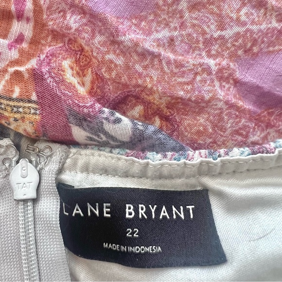 Lane Bryant Multicolor Patchwork Midi Dress - Picture 6 of 6